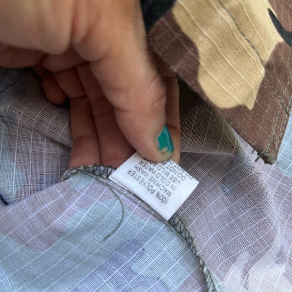 Yeezy Season 1 Kanye West Size S Saint Pablo Camo Army Button Up Canvas Jacket - Picture 6 of 8